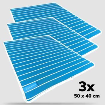 Ultra-Soft Bamboo Cleaning Cloths PREMIUM High-Gloss, ABSORBENT & STREAK-FREE, 3-Pack (50x40 cm) – No Cleaning Solution Needed. Perfect for Kitchen, Glass, Shower, Furniture, Windows, Eyewear & Car.