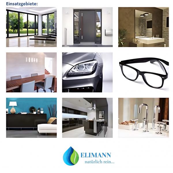 ELIMANN® Reinigungstücher Set Bambus Hochglanz-Tücher & FETT Plus Vorreinigungstuch - Spüllappen Putztücher