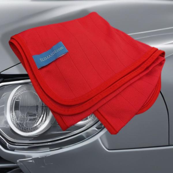 ELIMANN® ✅ Bambus XL Hochglanz Reinigungstuch  ANTIBAKTERIELL für STREIFENFREIEN FUSSELFREIEN GLANZ  3er Set 60 x 40 cm